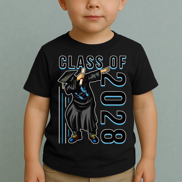 Dabbing Graduation Class Of 2028 Toddler T-Shirt