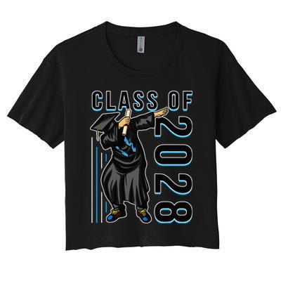 Dabbing Graduation Class Of 2028 Crop Top