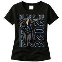 Dabbing Graduation Class Of 2028 Womens T-Shirt