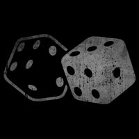 DICE Gambler Card Poker Craps Player Retro Vintage Men Women Cooling Performance Crew T-Shirt