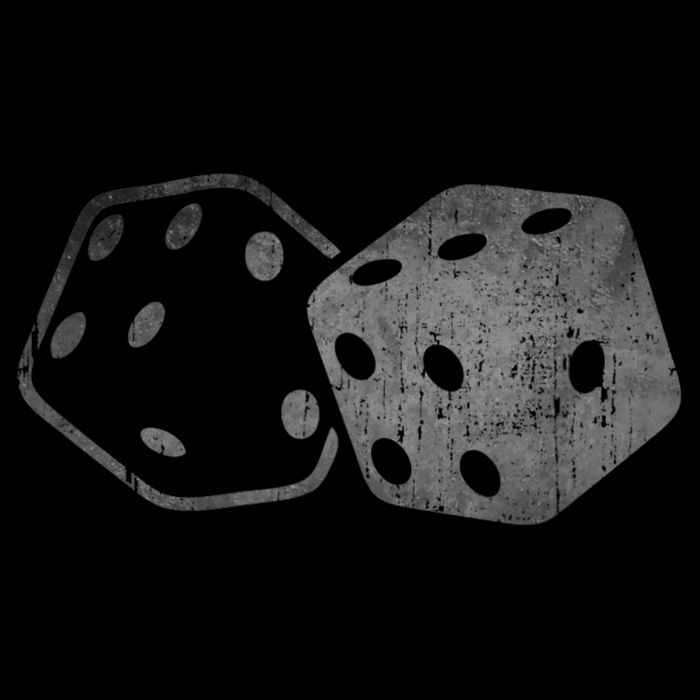 DICE Gambler Card Poker Craps Player Retro Vintage Men Women Cooling Performance Crew T-Shirt