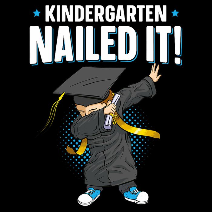 Dabbing Graduation Class Of 2025 Boy Kindergarten Nailed It Apron