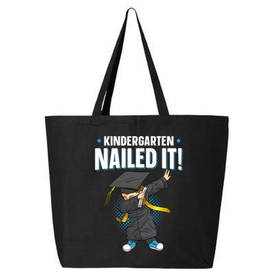 Dabbing Graduation Class Of 2025 Boy Kindergarten Nailed It 25L Jumbo Tote