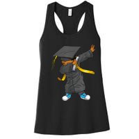 Dabbing Graduation Class Of Gift Men Funny Graduation Women's Racerback Tank