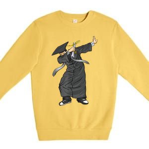 Dabbing Graduation Class Of Gift Men Funny Graduation Premium Crewneck Sweatshirt