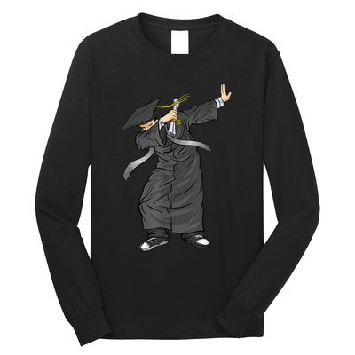 Dabbing Graduation Class Of Gift Men Funny Graduation Long Sleeve Shirt