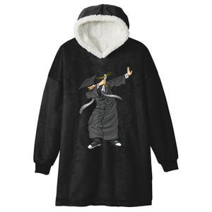 Dabbing Graduation Class Of Gift Men Funny Graduation Hooded Wearable Blanket