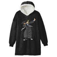 Dabbing Graduation Class Of Gift Men Funny Graduation Hooded Wearable Blanket