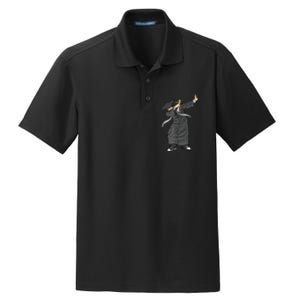 Dabbing Graduation Class Of Gift Men Funny Graduation Dry Zone Grid Polo