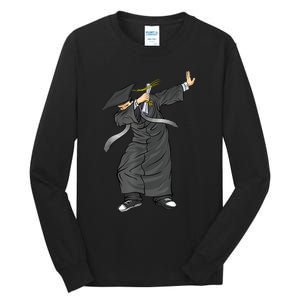 Dabbing Graduation Class Of Gift Men Funny Graduation Tall Long Sleeve T-Shirt