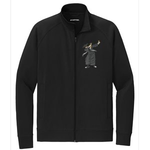 Dabbing Graduation Class Of Gift Men Funny Graduation Stretch Full-Zip Cadet Jacket