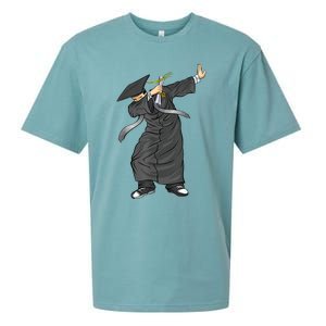 Dabbing Graduation Class Of Gift Men Funny Graduation Sueded Cloud Jersey T-Shirt