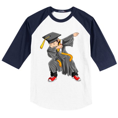 Dabbing Graduation Class Of Gift Men Funny Graduation Baseball Sleeve Shirt