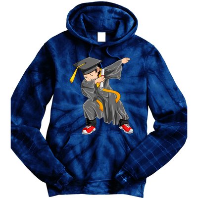 Dabbing Graduation Class Of Gift Men Funny Graduation Tie Dye Hoodie