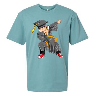 Dabbing Graduation Class Of Gift Men Funny Graduation Sueded Cloud Jersey T-Shirt