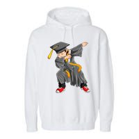 Dabbing Graduation Class Of Gift Men Funny Graduation Garment-Dyed Fleece Hoodie