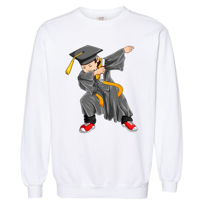 Dabbing Graduation Class Of Gift Men Funny Graduation Garment-Dyed Sweatshirt