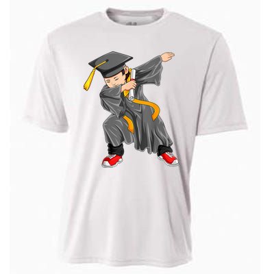 Dabbing Graduation Class Of Gift Men Funny Graduation Cooling Performance Crew T-Shirt