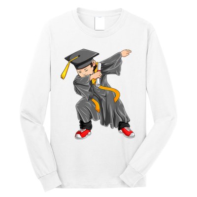 Dabbing Graduation Class Of Gift Men Funny Graduation Long Sleeve Shirt