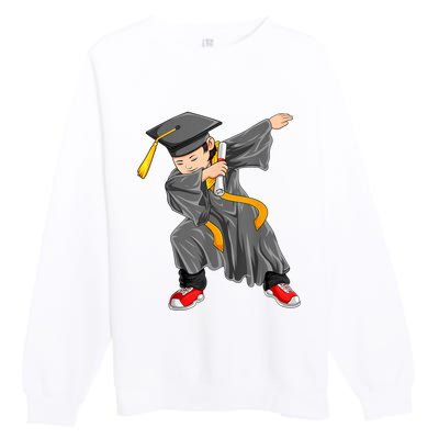 Dabbing Graduation Class Of Gift Men Funny Graduation Premium Crewneck Sweatshirt