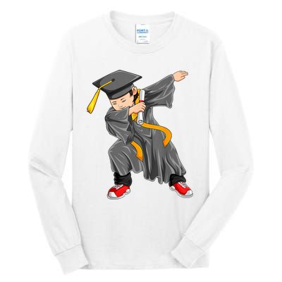 Dabbing Graduation Class Of Gift Men Funny Graduation Tall Long Sleeve T-Shirt