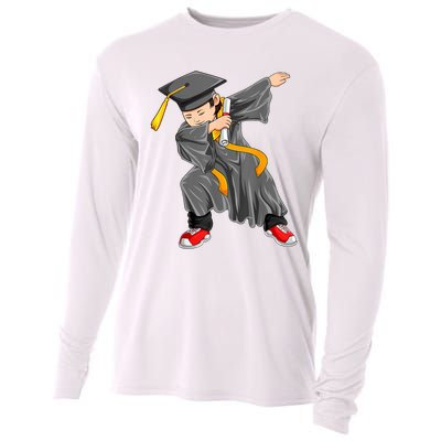 Dabbing Graduation Class Of Gift Men Funny Graduation Cooling Performance Long Sleeve Crew