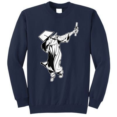 Dabbing Graduation Class Of Gift Men Funny Graduation Tall Sweatshirt