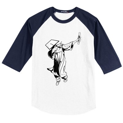 Dabbing Graduation Class Of Gift Men Funny Graduation Baseball Sleeve Shirt