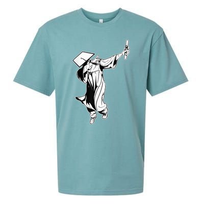 Dabbing Graduation Class Of Gift Men Funny Graduation Sueded Cloud Jersey T-Shirt