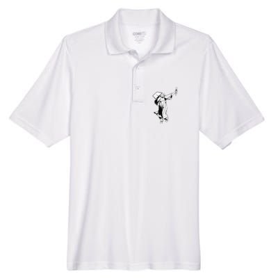 Dabbing Graduation Class Of Gift Men Funny Graduation Men's Origin Performance Pique Polo