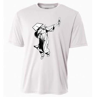 Dabbing Graduation Class Of Gift Men Funny Graduation Cooling Performance Crew T-Shirt