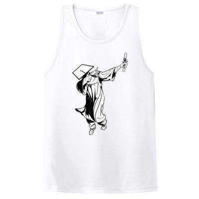 Dabbing Graduation Class Of Gift Men Funny Graduation PosiCharge Competitor Tank