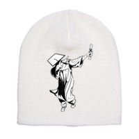 Dabbing Graduation Class Of Gift Men Funny Graduation Short Acrylic Beanie