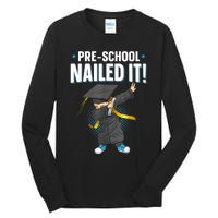 Dabbing Graduation Class Of Gift Men Funny Graduation Tall Long Sleeve T-Shirt