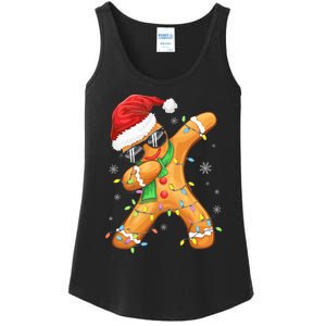 Dabbing Gingerbread Christmas Funny Xmas Dab Ladies Essential Tank