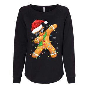 Dabbing Gingerbread Christmas Funny Xmas Dab Womens California Wash Sweatshirt