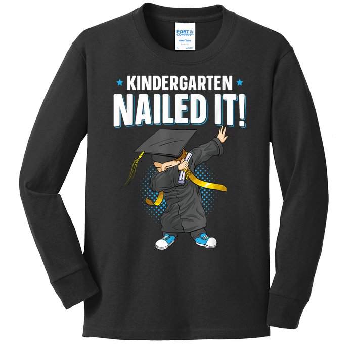 Dabbing Graduation Class Of Gift Men Funny Graduation Kids Long Sleeve Shirt