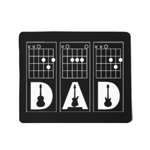 Dad Guitar Chord Funny Guitarist Gift Mousepad