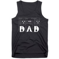 Dad Guitar Chord Funny Guitarist Gift Tank Top