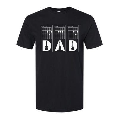 Dad Guitar Chord Funny Guitarist Gift Softstyle CVC T-Shirt