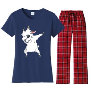 Dabbing Goat Costume Apparel Women's Flannel Pajama Set