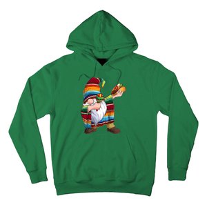 Dabbing Gnome Cinco De Mayo Taco Poncho Serape Mexican Hoodie