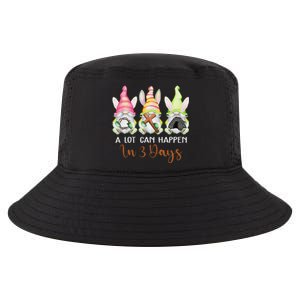 Dy Gnome Christian Easter Day A Lot Can Happen In 3 Days Cool Comfort Performance Bucket Hat