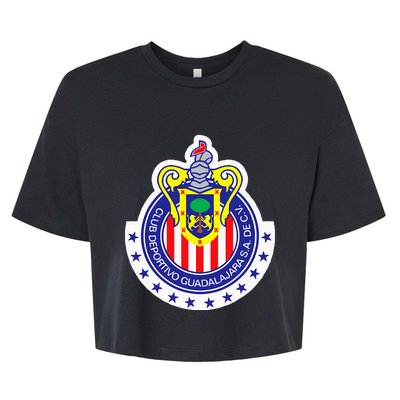 Deportivo Guadalajara Club Supporter Fan Mexico Mexican Bella+Canvas Jersey Crop Tee