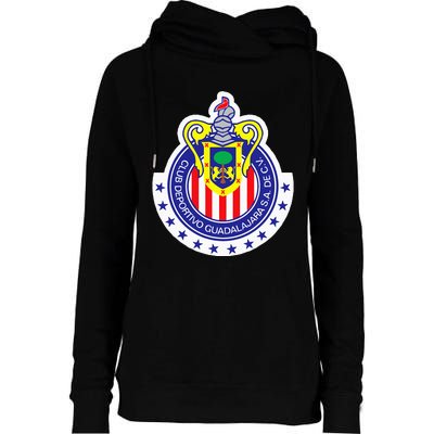 Deportivo Guadalajara Club Supporter Fan Mexico Mexican Womens Funnel Neck Pullover Hood