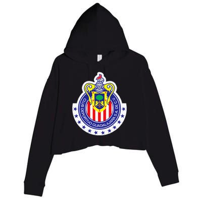 Deportivo Guadalajara Club Supporter Fan Mexico Mexican Crop Fleece Hoodie