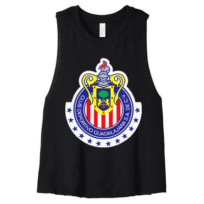 Deportivo Guadalajara Club Supporter Fan Mexico Mexican Women's Racerback Cropped Tank