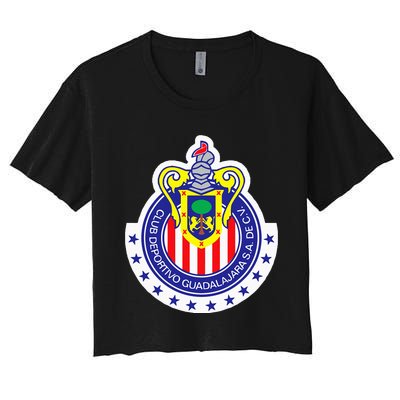 Deportivo Guadalajara Club Supporter Fan Mexico Mexican Women's Crop Top Tee