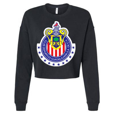 Deportivo Guadalajara Club Supporter Fan Mexico Mexican Cropped Pullover Crew