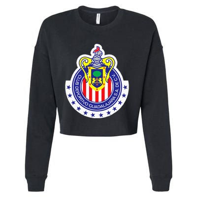 Deportivo Guadalajara Club Supporter Fan Mexico Mexican Cropped Pullover Crew